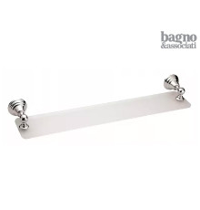 Полка для ванной стеклянная Art&Max Crystal 60 см бронза CA 114.92