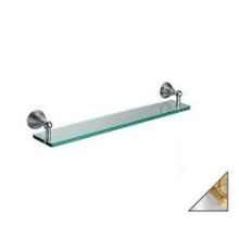 Полка хрустальная Tiffany World Canova CA 113.39 60 см хром/золото CA11339