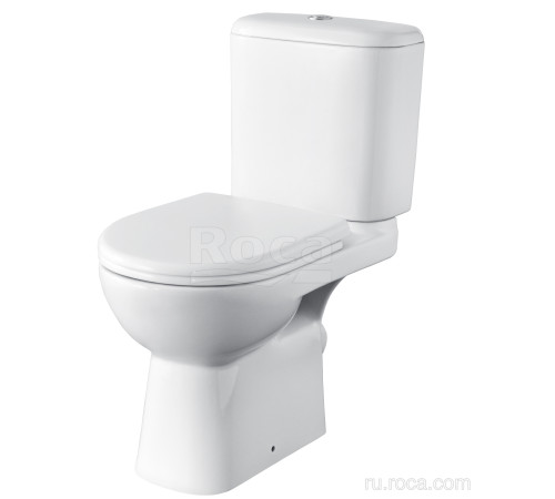 Унитаз-компакт Roca Access с сиденьем SoftClose косой выпуск 34P23900Y