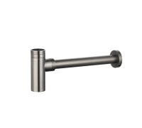 Сифон для раковины Aquanet 1 1/4 латунный без выпуска темный металл AQM7010GM