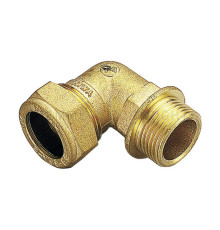 Угольник переходный латунный Tiemme 90° 18x3/4 НР 1100037