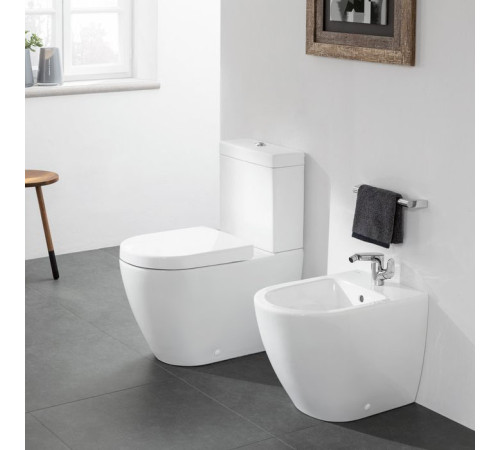 Сиденье для унитаза Villeroy & Boch Subway 2.0 с микролифтом белый 9M68S101