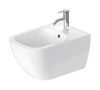 Биде подвесное Duravit Happy D.2 54х35.5 см 1 отверстие белый 2258150000
