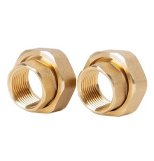 Резьбовое трубное соединение (комплект) Shinhoo G 2 x Rp 1 1/4 латунь 55321003