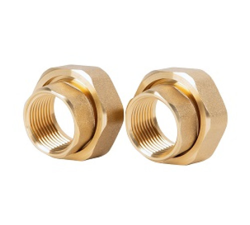 Резьбовое трубное соединение (комплект) Shinhoo G 2 x Rp 1 1/4 латунь 55321003