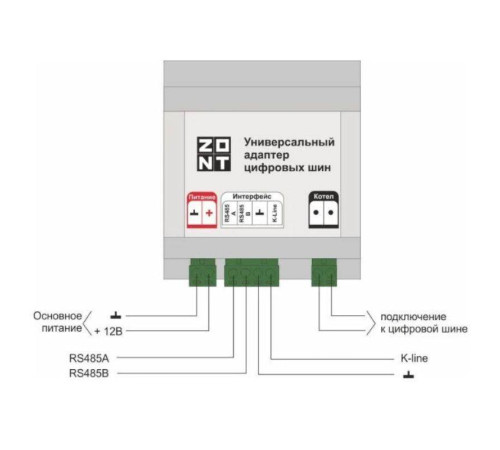 Адаптер цифровых шин TVP Electronics универсальный DIN V.01 ML00005505