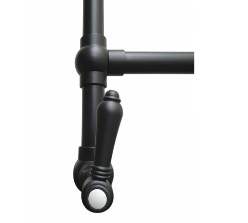 Полотенцесушитель водяной Nicolazzi El Capitan 55(70)x80.3 см черный матовый 5528CLNEM69