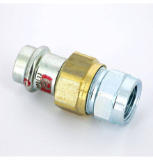 Муфта пресс с накидной гайкой Viega Prestabo 18x1/2 оцинкованная сталь 643454