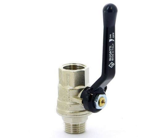 Кран шаровой Bugatti Oregon 1/2 НВ рычаг 03050062