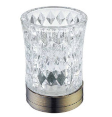 Стакан для зубных щеток настольный Boheme бронза 10211