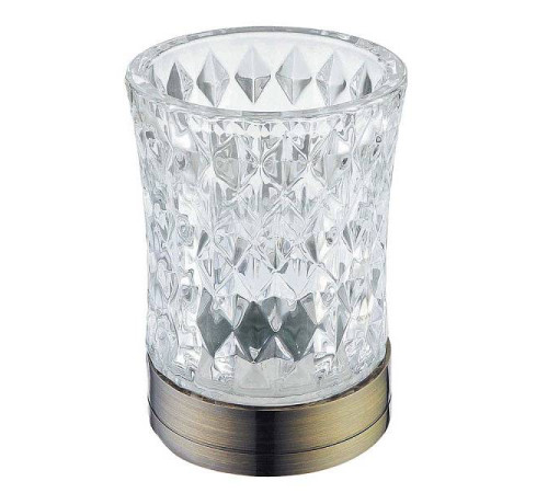 Стакан для зубных щеток настольный Boheme бронза 10211