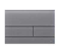 Панель смыва TECE TECEsquare II стекло серое сатинированное 9240826