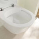 Унитаз подвесной Villeroy & Boch Subway 2.0 безободковый с сиденьем SlimSeat микролифт 5614R201