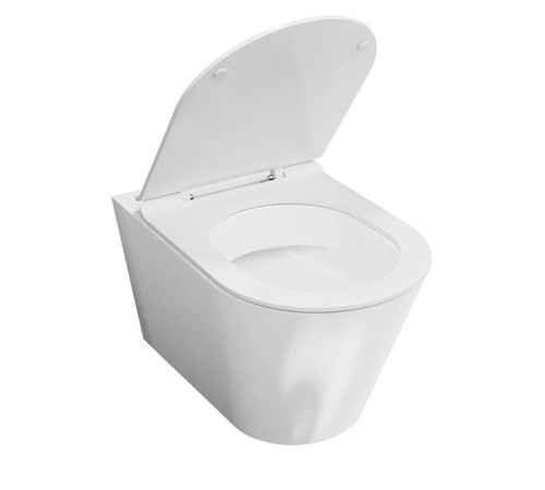 Унитаз подвесной Kerama Marazzi Plaza Modern безободковый белый глянцевый PLMR.wc.02