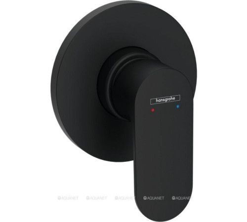 Смеситель для душа hansgrohe Rebris S внешняя часть матовый черный 72649670