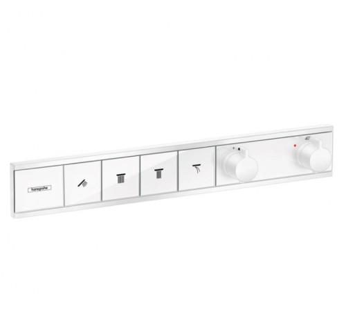 Термостат Hansgrohe RainSelect для 4 потребителей внешняя часть Matt White 15382700
