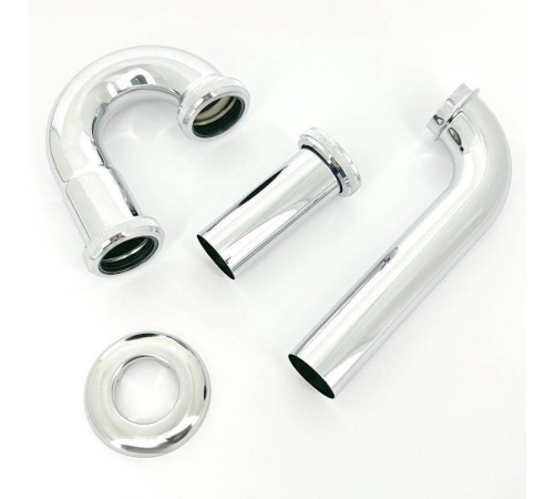 Сифон для умывальника Arrowhead латунный P-образный 1 1/4 80x168 мм 730006