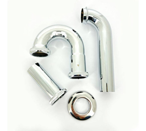 Сифон для умывальника Arrowhead латунный P-образный 1 1/4 80x168 мм 730006