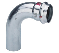 Угольник 90° Viega Prestabo пресс-вставной нелегированная сталь 28 мм 558222