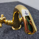Смеситель для раковины Gattoni Vivaldi с донным клапаном излив 110 мм золото 24K 1232012D0