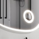 Зеркало AM.PM Func 100 см с LED-подсветкой ИК-сенсором и косметическим зеркалом M8FMOX1003SA