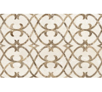 Декор Шахтинская плитка Глория бежевый 01 25х40 см 010301002102