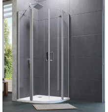 Душевое ограждение HÜPPE Design Pure 1000x2000 мм Black Edition 8P1712123321