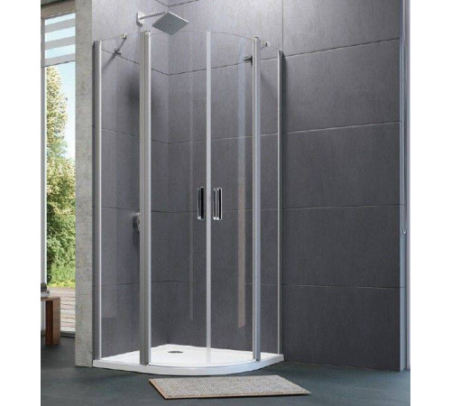 Душевое ограждение HÜPPE Design Pure 1000x2000 мм Black Edition 8P1712123321