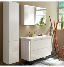 Комплект мебели с раковиной Burgbad Iveo 100 см LED подсветка белый глянец SFEY100F2833G0169C0001