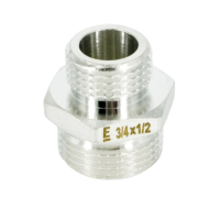Ниппель переходной ELSEN TIN латунь 1/2x3/4 НН CN EBF.29.1234T
