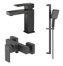 Набор смесителей 3 в 1 Aquanet Libra AQ1610MB/AQ1660MB/AQ2019MB AQ1631MB