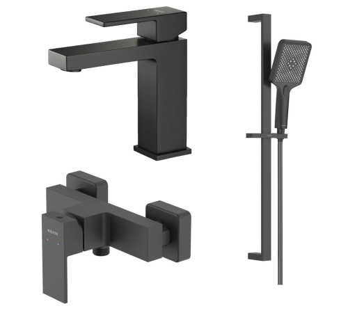 Набор смесителей 3 в 1 Aquanet Libra AQ1610MB/AQ1660MB/AQ2019MB AQ1631MB