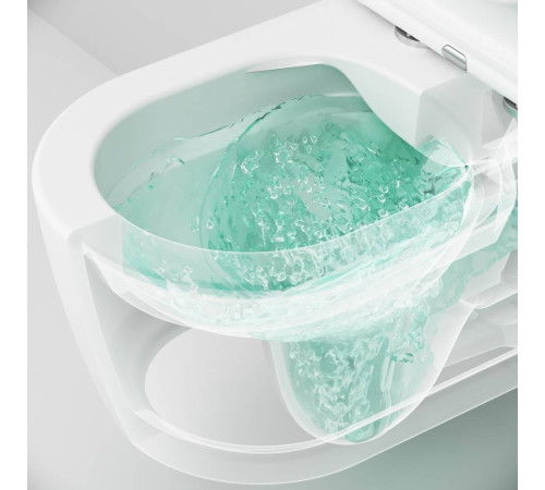 Унитаз подвесной AM.PM Func FlashClean с сиденьем микролифт C8F1700SC