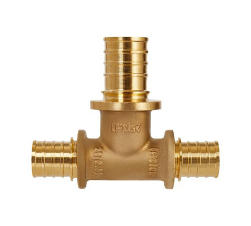 Тройник аксиальный переходной Hoobs 20x2.8-25x3.5-20x2.8 мм HB-PEXTA-202520