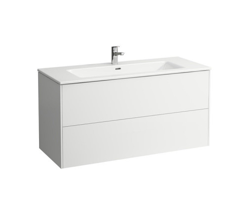 Комплект раковина и тумба Laufen Pro S 120x50x61 см 2 ящика белый матовый 8.6496.3.260.104.1