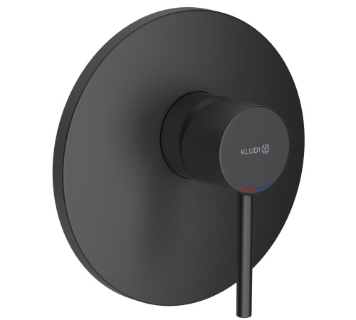 Смеситель для душа Kludi Bozz на 1 потребителя внешняя часть черный матовый 386553976