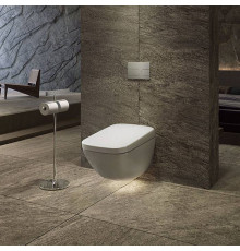 Комплект унитаз подвесной TOTO Neorest WX1 с инсталляцией и клавишей смыва 66x45 см TCF95180GEU / CW927PZY / HM183 / WH182EAT / MB177EM#S