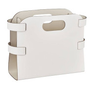 Журнальница ADJ размер 16x36x25 см белый/панна котта 9868.10/16