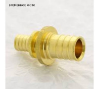Муфта-вставка пресс с переходом на аксиальное соединение STOUT 22х20 (2.8) мм нержавеющая сталь 788S2270