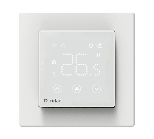 Термостат Ридан RSmart-SW Wi-Fi 230 В белый 088L1141R