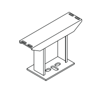 Фикс-консоль Arbonia для радиаторов KKN/KKV тип 13 h=100 мм ZB00860002