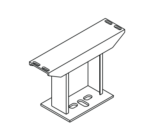Фикс-консоль Arbonia для радиаторов KKN/KKV тип 13 h=100 мм ZB00860002