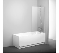 Шторка для ванны Ravak Pivot 80 см транспарент сатин 79840U00Z1