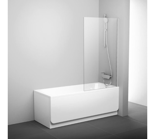 Шторка для ванны Ravak Pivot 80 см транспарент сатин 79840U00Z1