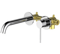Смеситель для раковины настенный на 2 отверстия Timo Saona хром 2372/00SM