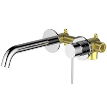 Смеситель для раковины настенный на 2 отверстия Timo Saona хром 2372/00SM