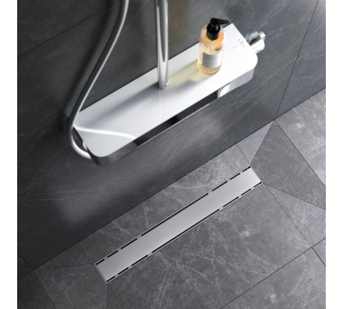 Трап для душа линейный AM.PM PrimeFlow универсальный затвор Tile 60 см W02SC-U11-060-04SB