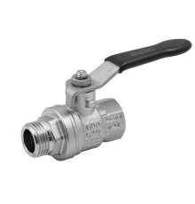 Кран шаровой ELSEN Strong T 2 НВ ручка-рычаг латунь EV20.2101