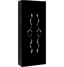 Пенал подвесной Clarberg Due Amanti 500х1200х200 мм черный глянец DUE0505BLK