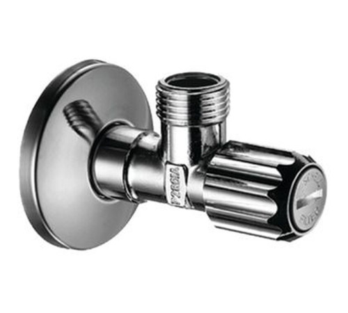 Угловой вентиль Hansgrohe с фильтром G 3/8 хром 13904000